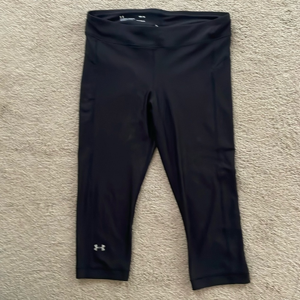 Black Under Armour sz M Heat Wave Bike Shorts/Leggings